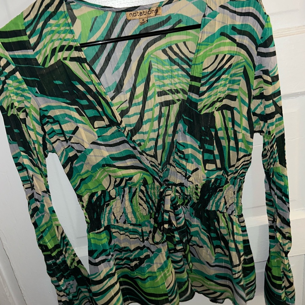 VINTAGE NOTATIONS BLOUSE